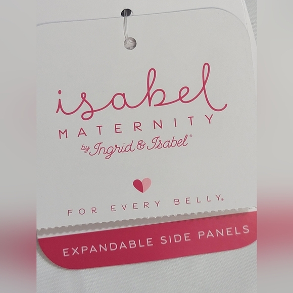 Isabel Maternity by Ingrid & Isabel Skinny Entubado Black Maternity Jean Size 6 - Picture 14 of 15